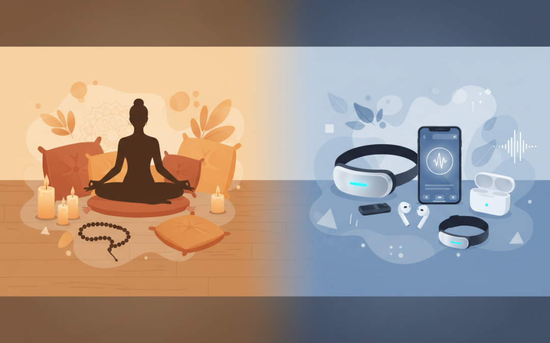 AI-Guided Meditation Apps vs Traditional Practice: Complete 2026 Comparison Guide