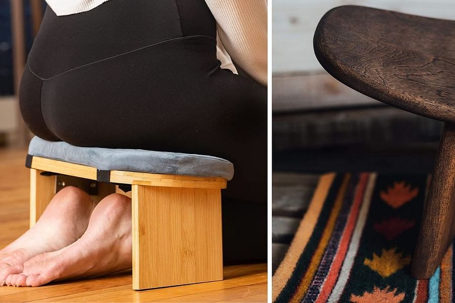 Round Meditation Bench