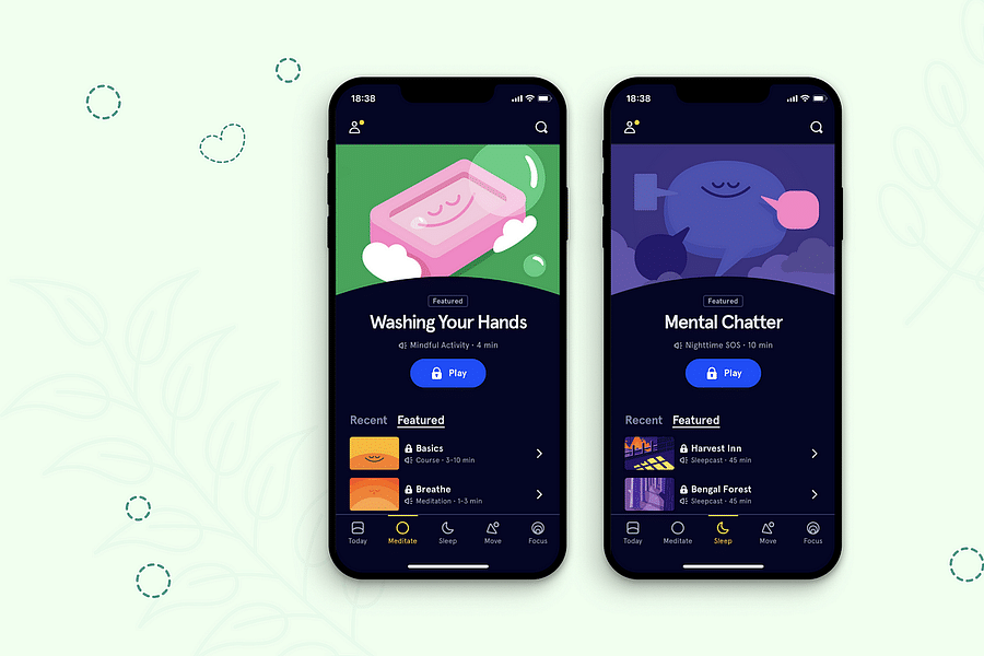 Calm app customization features