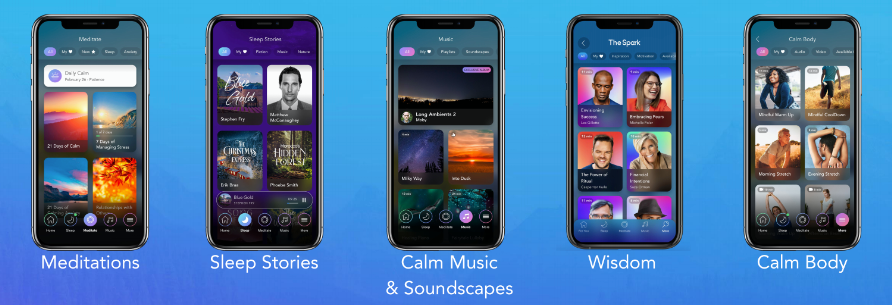 meditation app calming soundscapes
