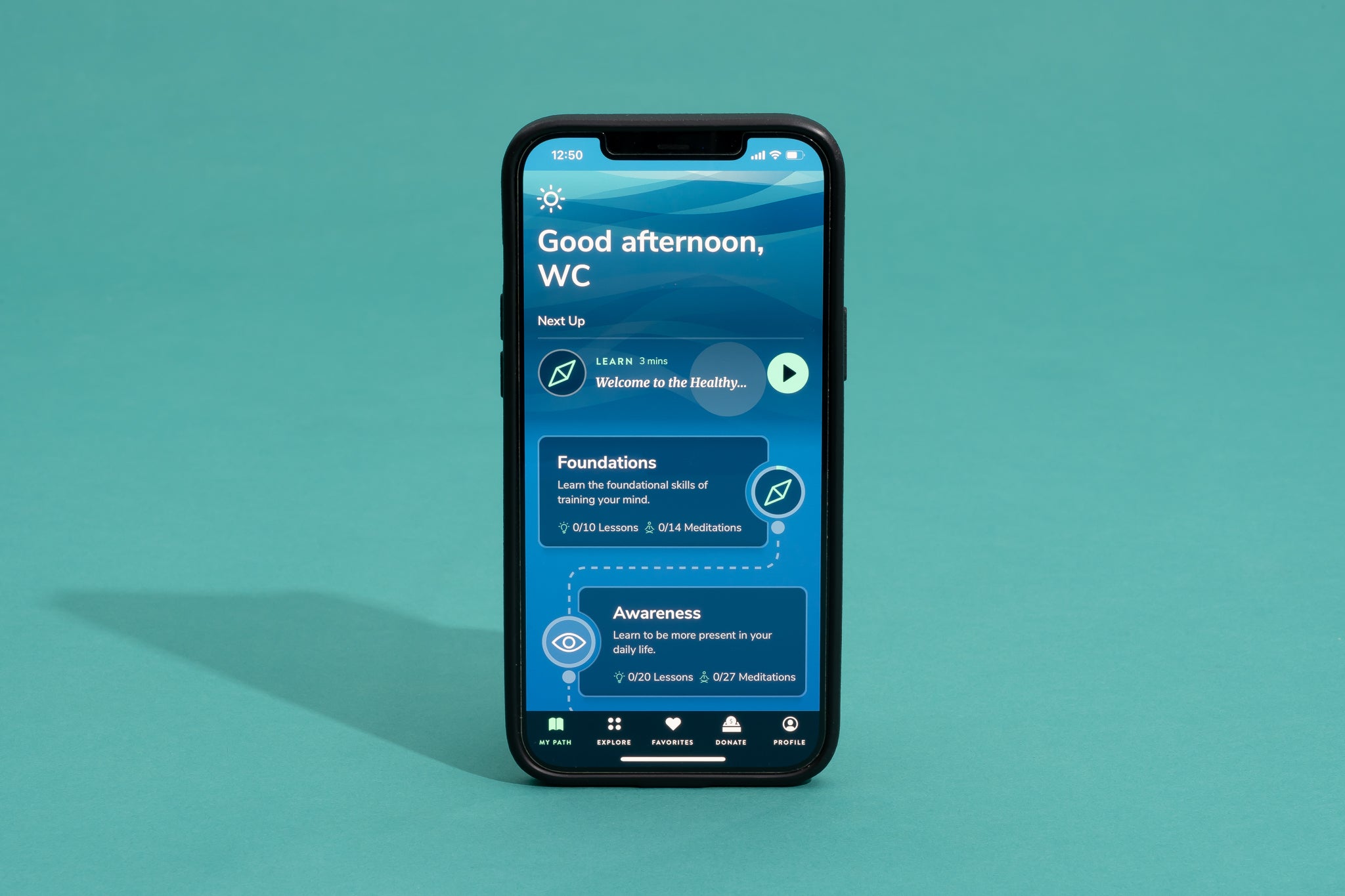 meditation app customizable sessions