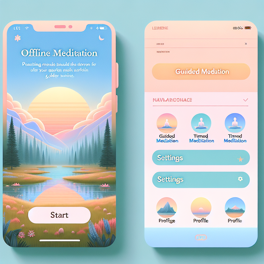offline meditation app