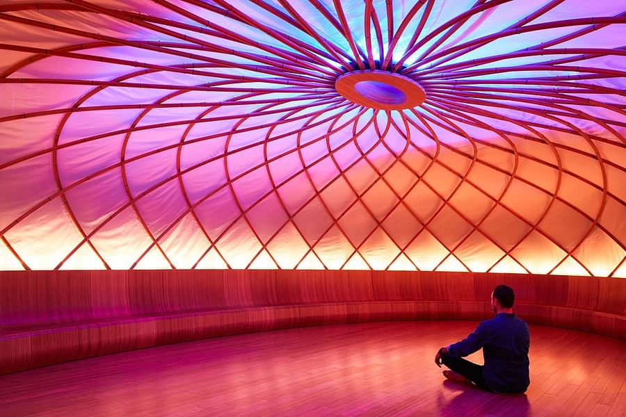 soft lighting for meditation room