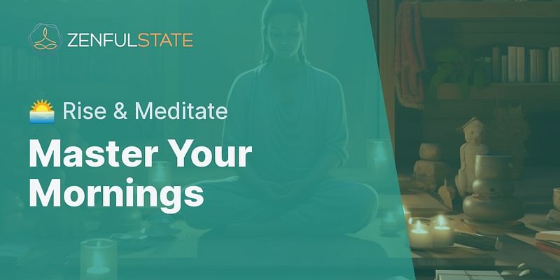 Master Your Mornings - 🌅 Rise & Meditate