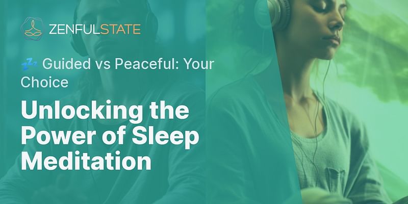 Unlocking the Power of Sleep Meditation - 💤 Guided vs Peaceful: Your Choice